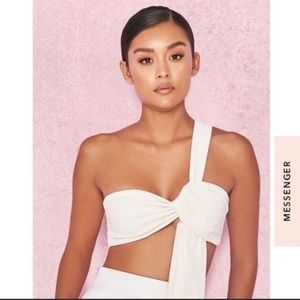 House of CB Marnelle Top in Cream, size S